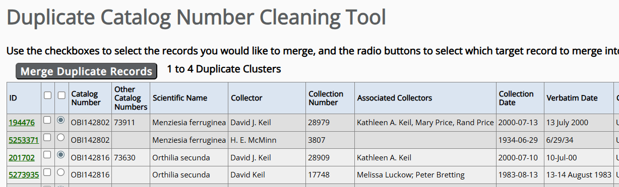 Duplicate Cleaning Tool