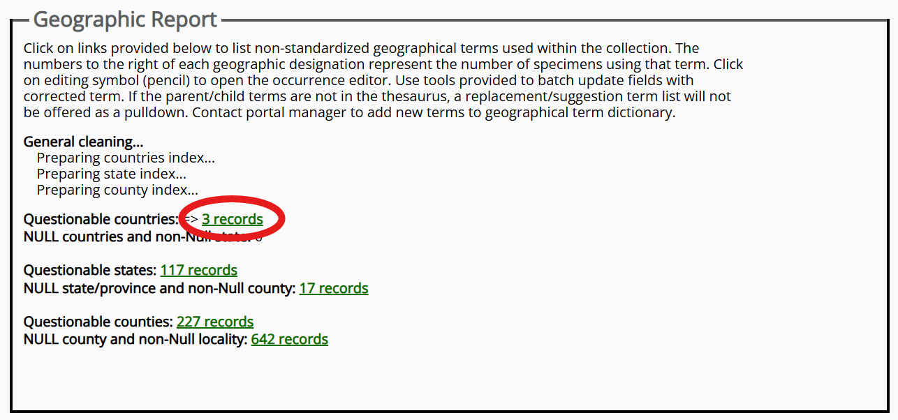 Geography Cleaning Tool