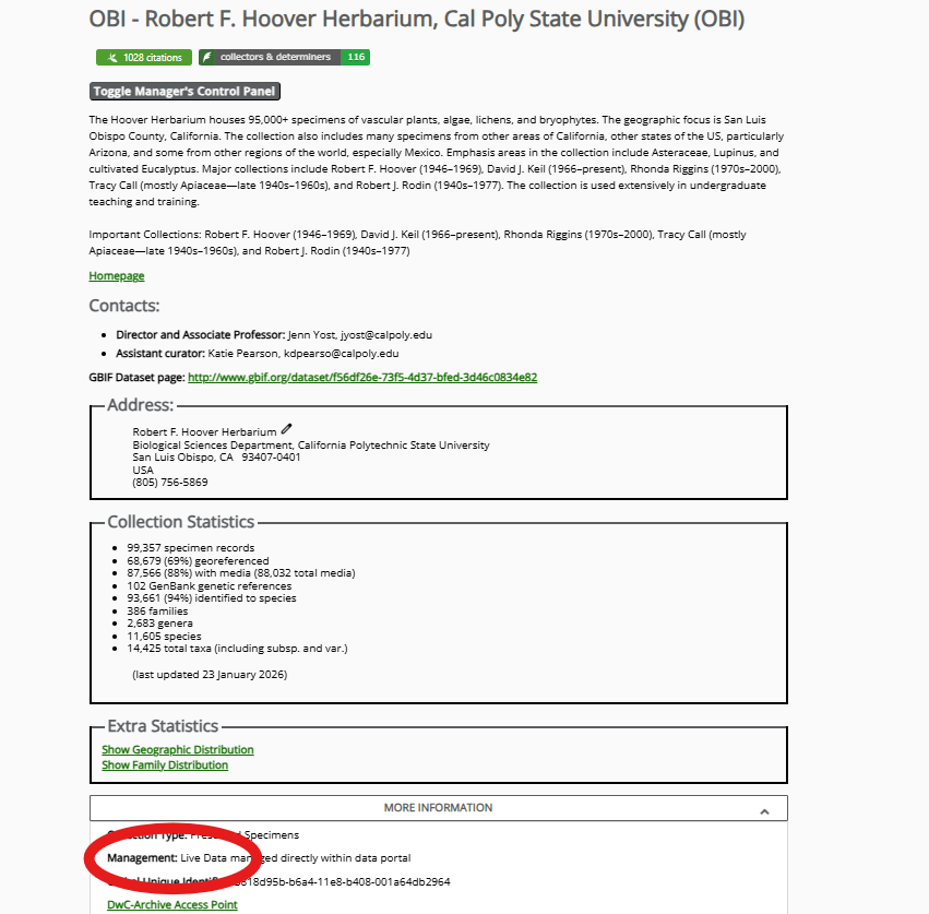 Live-Managed Collection Example