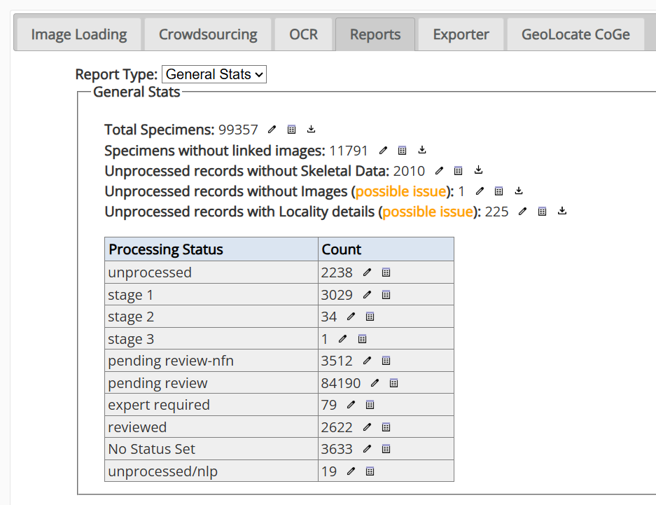 Reports Tab in Processing Toolbox