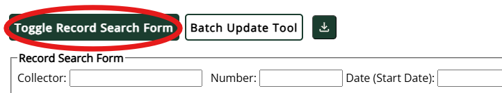 Return to Record Search Form
