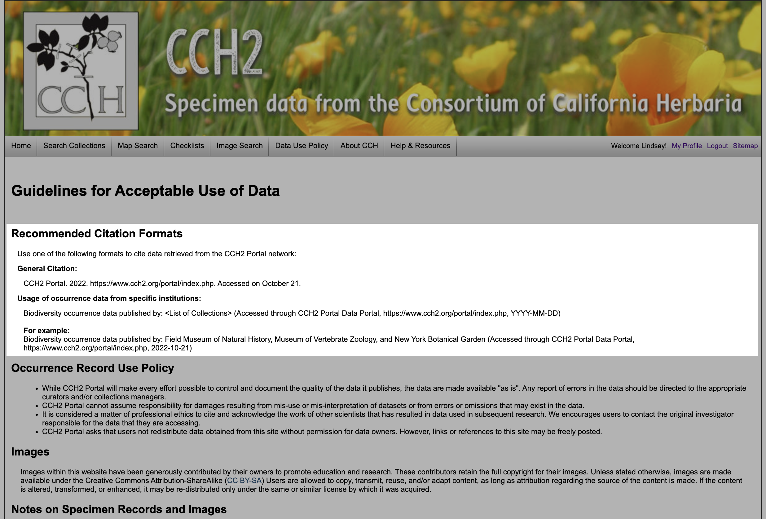 Sample Portal Data Use Policy