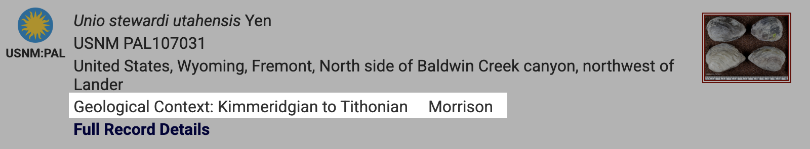 Public Query Results